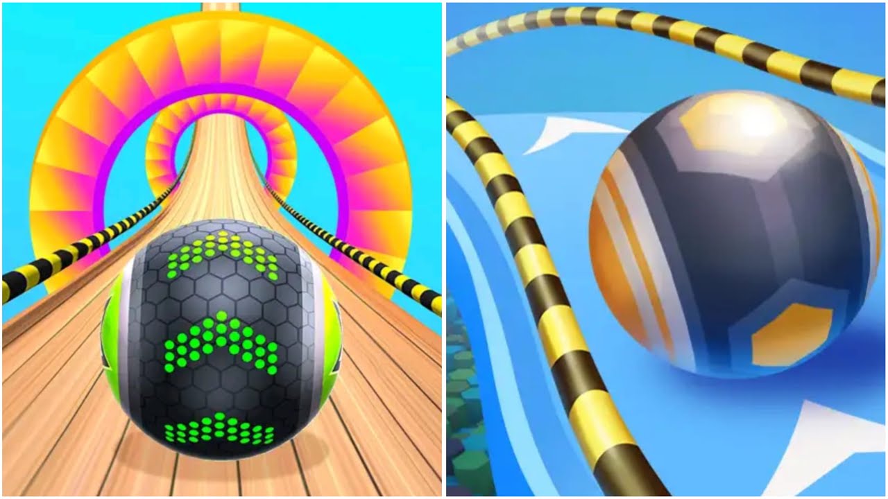 Going Ball speed run challenge   Vs  Action Balls 🎱 Walkthrough SpeedRun Gameplay