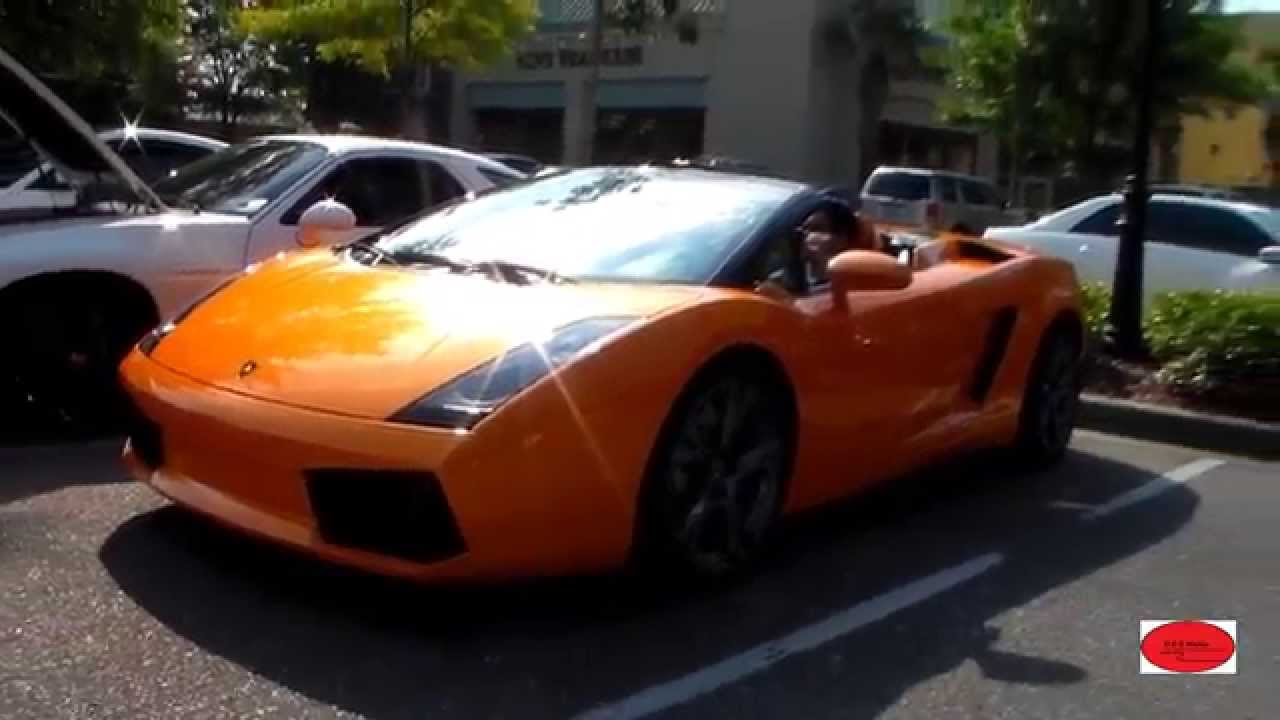 Rare Manual Lamborghini Gallardo spyder- Start up and exhaust!!