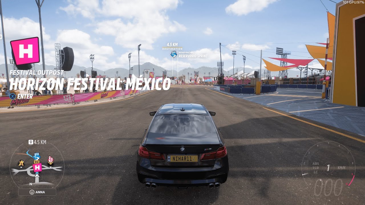 805 HP BMW M5 Competition | Driving Gameplay | Airport Runway Drive | Forza Horizon 5