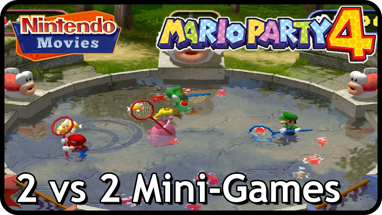 Mario Party 4 - 2 vs 2 Mini-Games