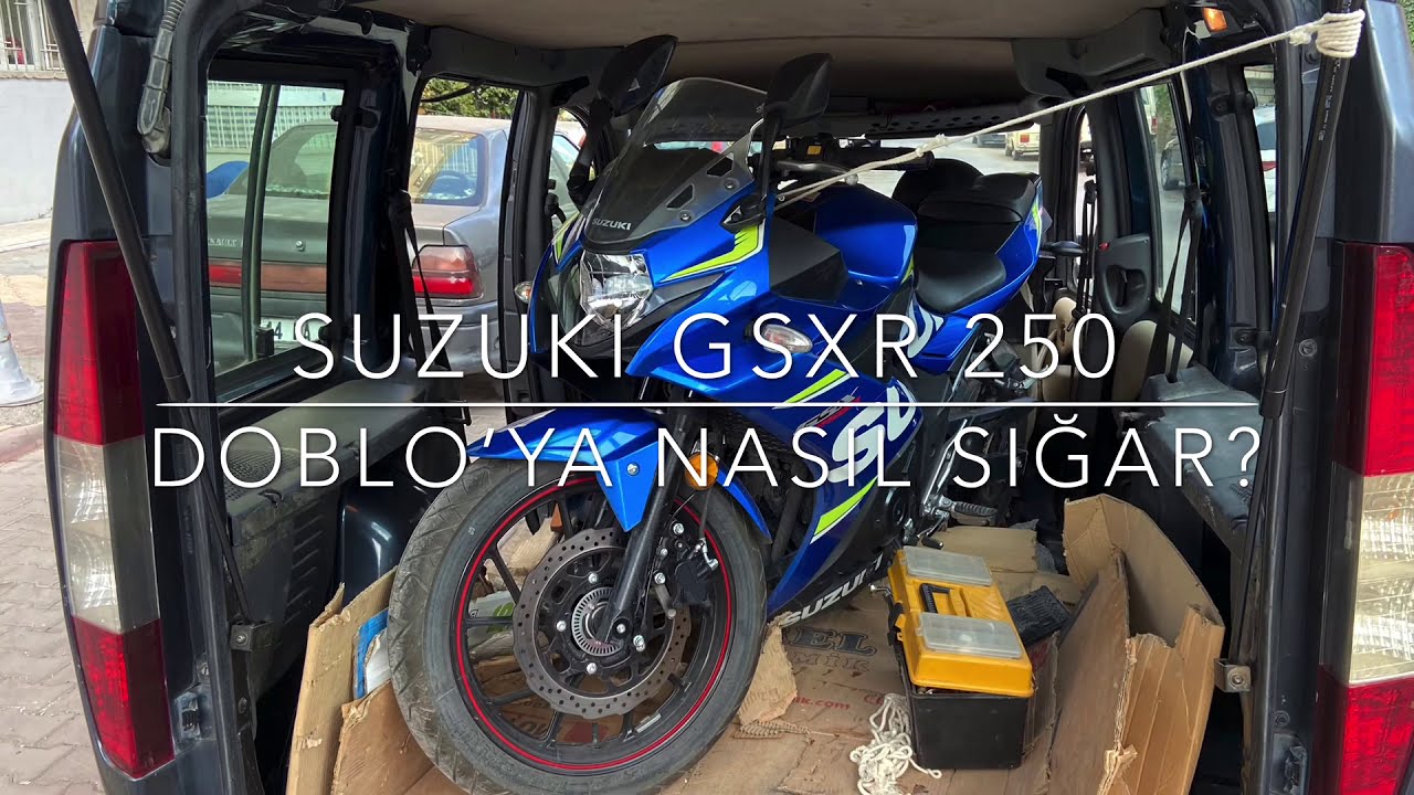 2 METRELİK MOTOR DOBLOYA SIĞAR MI?/Suzuki GSX 250 r