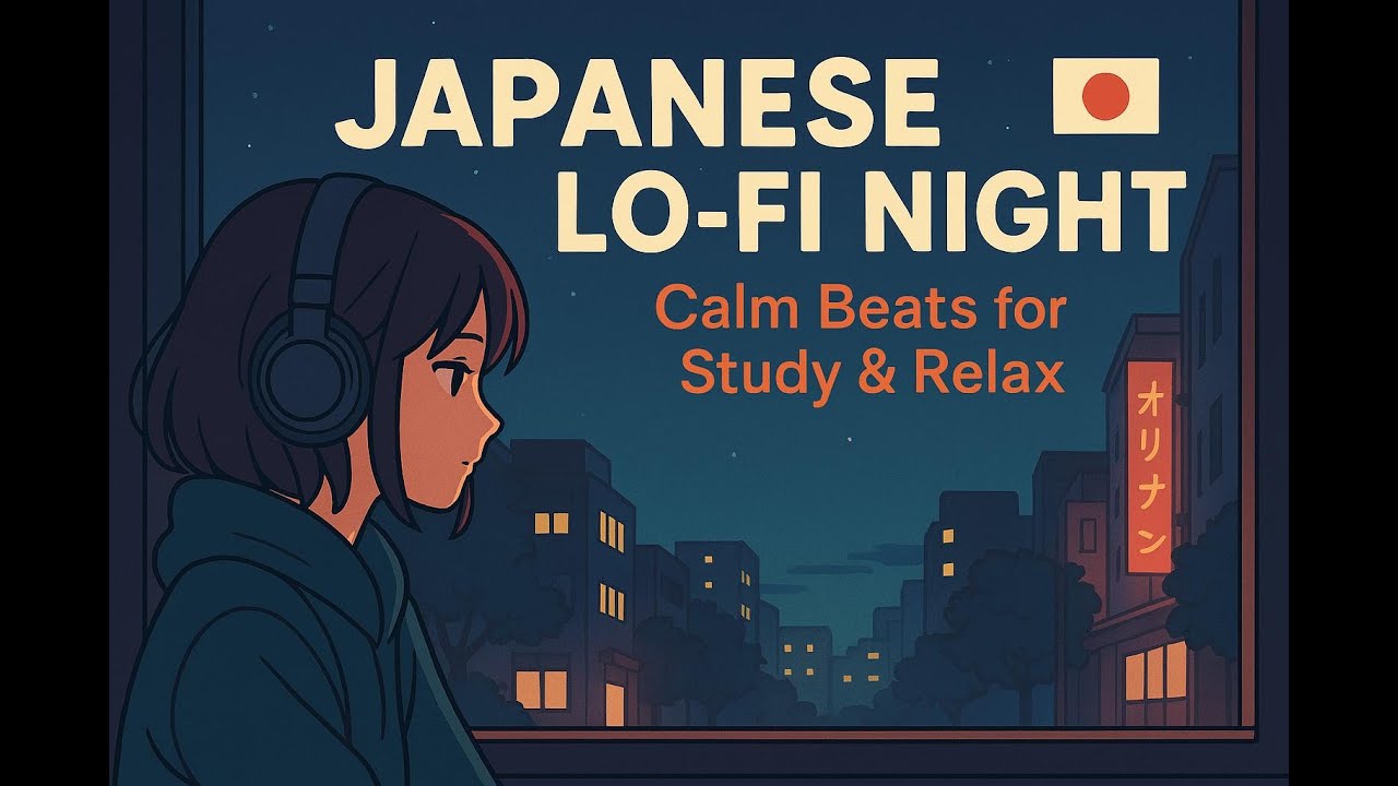 Japanese Lo‑Fi Night 🇯🇵 ・ 日本のローファイ・ナイト | Study & Relax