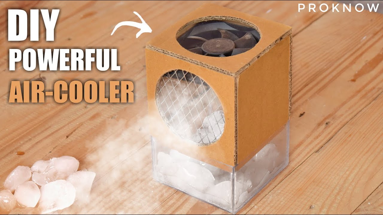 DIY Powerful Air Cooler | Homemade AC