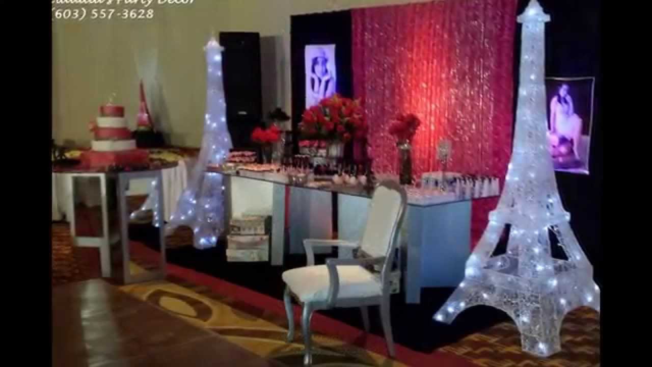 Larissa 15 Birthday Party - Paris theme