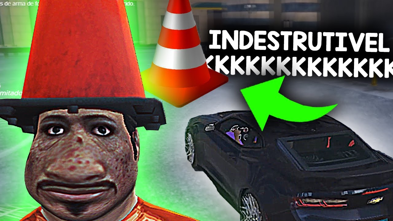 Zoando com o CONE INDESTRUTÍVEL no ANTI RP!