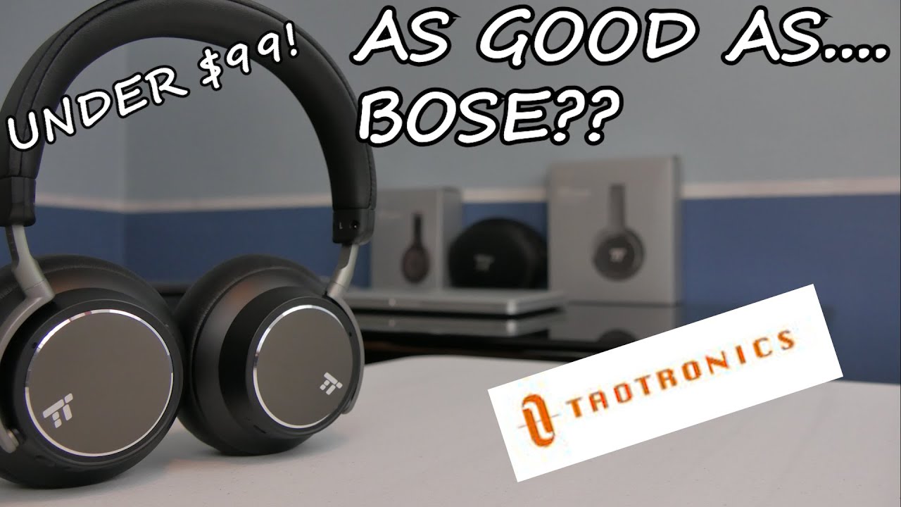GREAT Active Noise Cancelling Headphones for under $80 | TaoTronics TT-BH046 Bluetooth Headphones