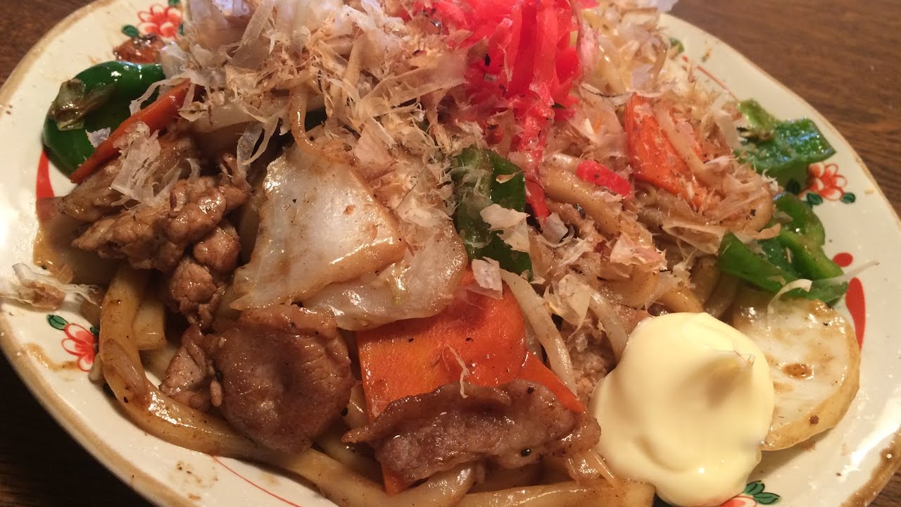 「焼うどん」作り方（ソース）