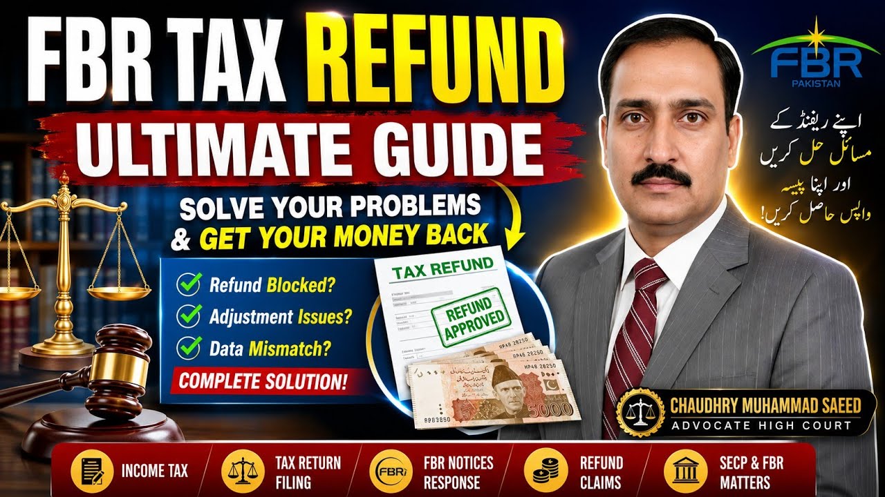 Sales Tax Refund Pakistan 2026 | FBR Refund Complete Guide | How to Claim Sales Tax Refund