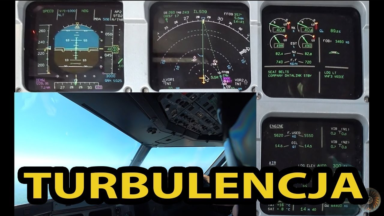 (53) Lądowanie w systemie ILS A320 landing Cockpit View