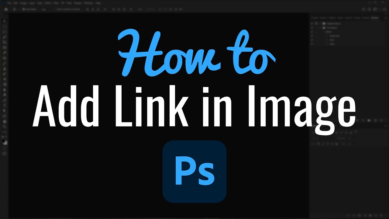 How to Add Link in Image in Photoshop