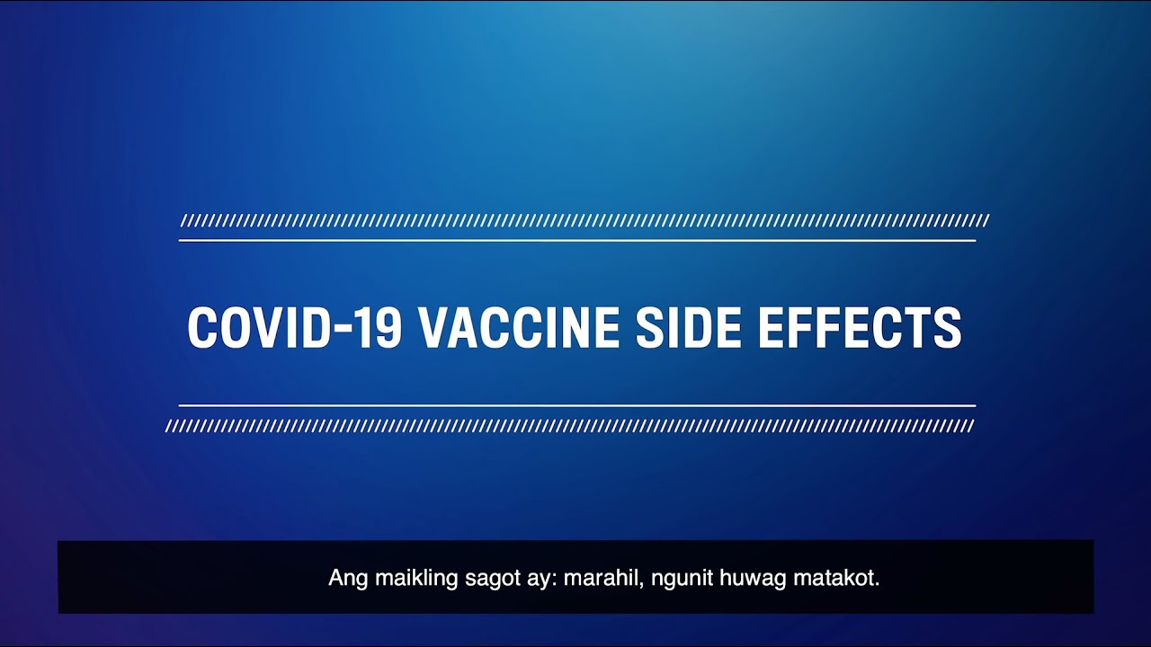 Mga Side Effect ng Bakuna sa COVID-19