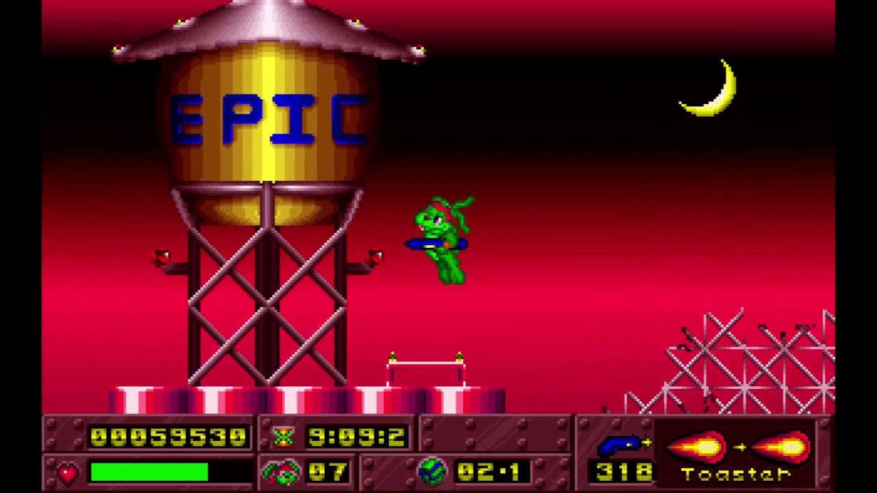 Jazz Jackrabbit - Episode 2 - Ballistic Bunny (1994) [MS-DOS]