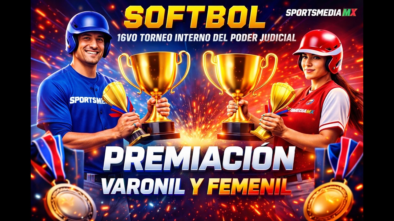 PREMIACIÓN SOFTBOL 16VO TORNEO INTERNO DEL PODER JUDICIAL