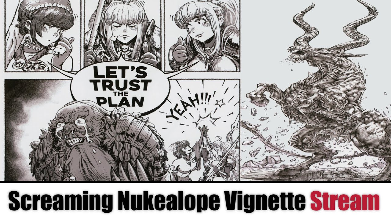 The Screaming Nukealope is here! Kingdom Death Monster: Vignette of Death