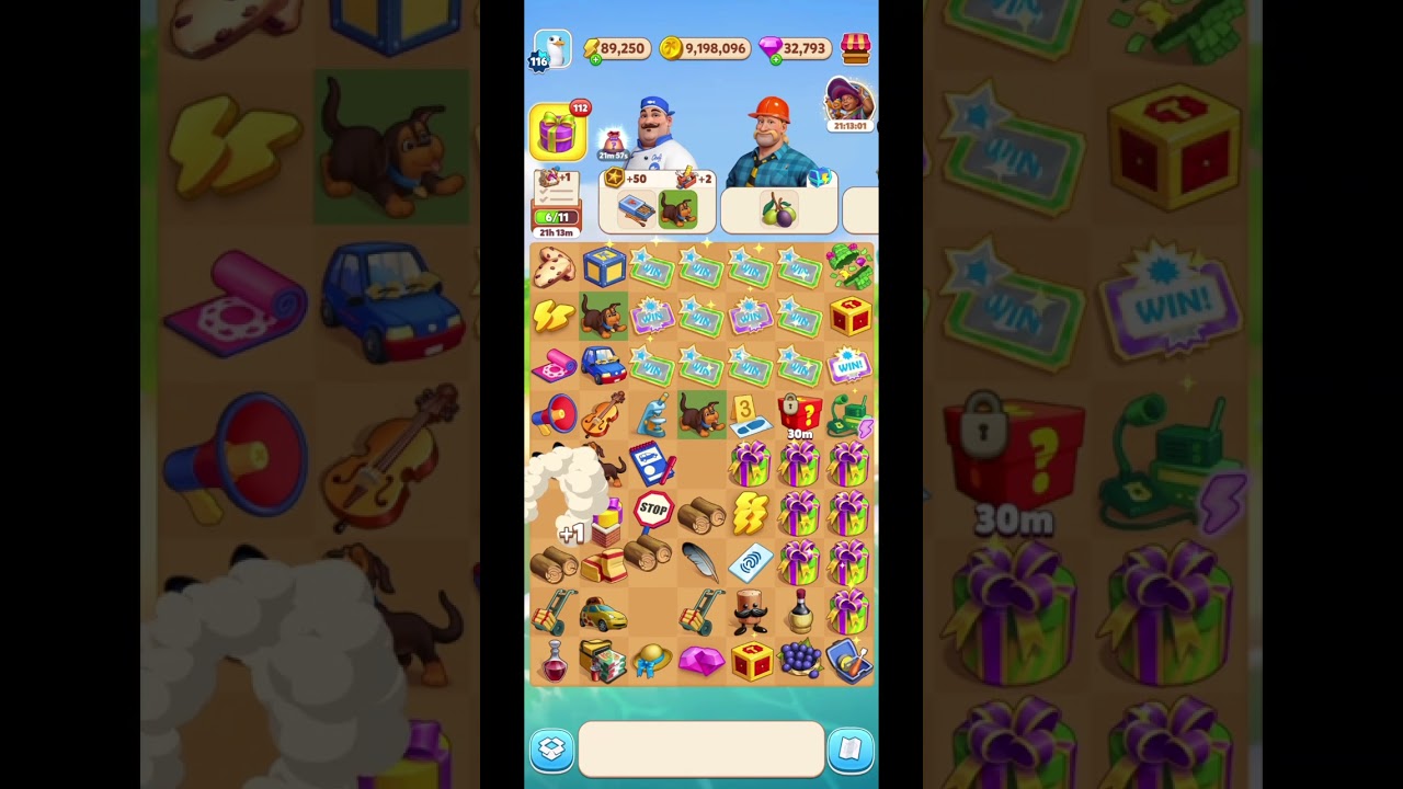 Travel Town: Open box 1000 energy 1000 gem