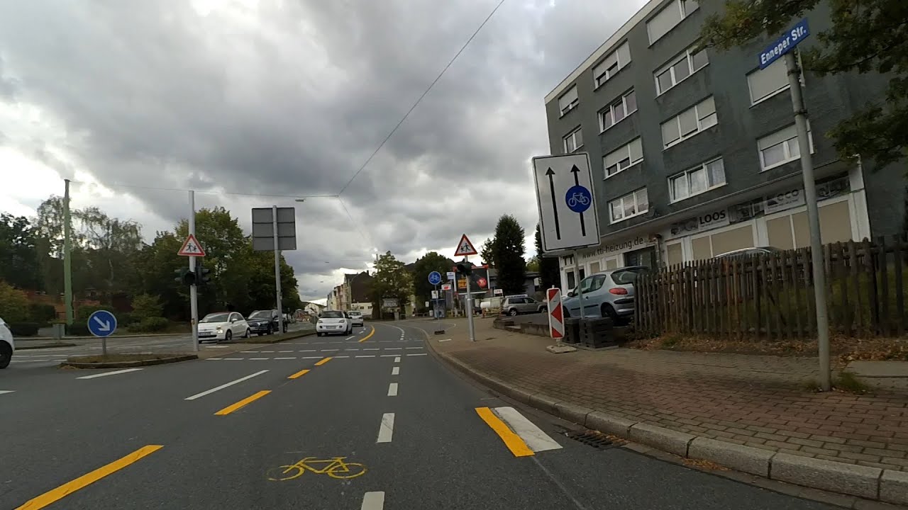 PopUp-Radweg auf L 700 in Hagen-Haspe