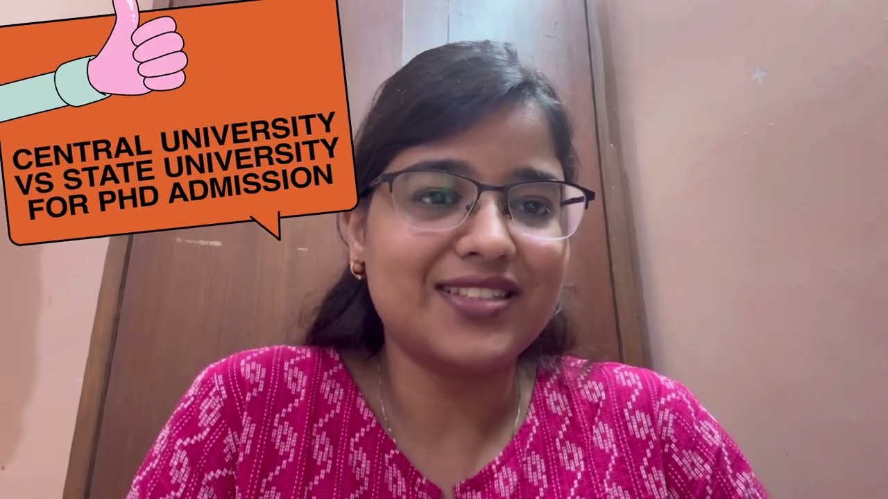 PhD in Central University Vs in State University! Most Key Confusion For Research Aspirants #phd