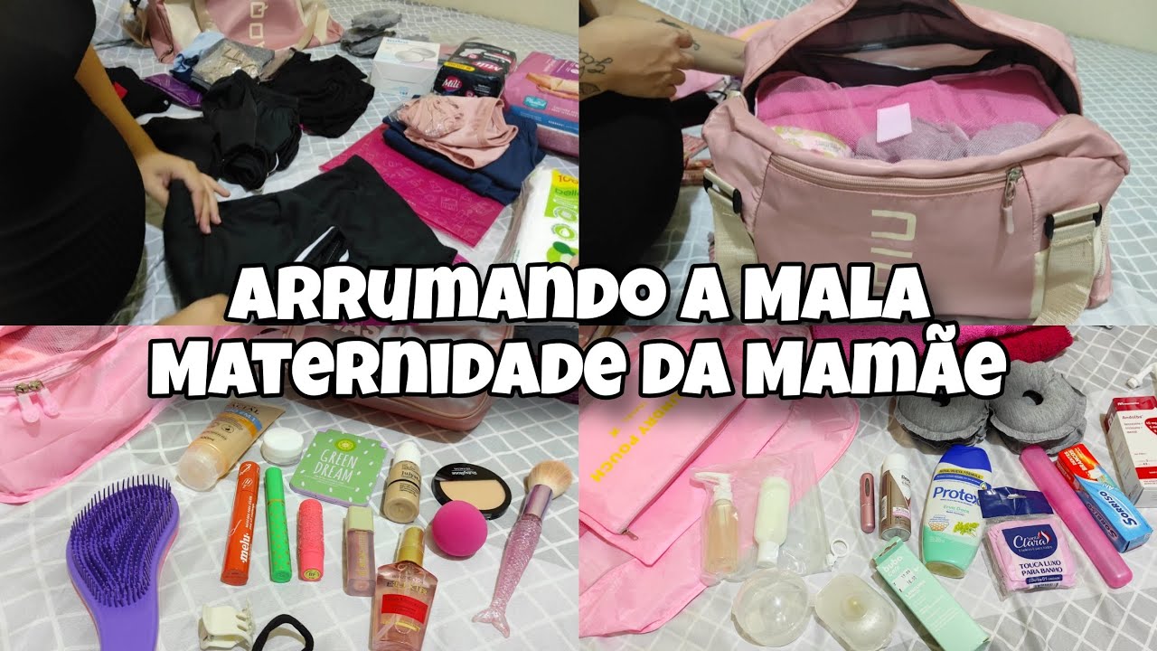 ARRUMANDO MALA MATERNIDADE DA MAMÃE E DICAS 💖|Juliana Borba