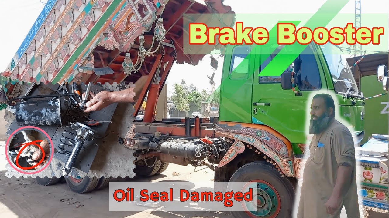 Truck Brake Booster Repair | Truck Brake Not Working | How to Seal Replacement of Brake Servo