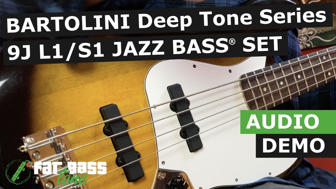 Bartolini Original Series Deep Tone Hum Cancelling Jazz Bass® Pickup Set Demo