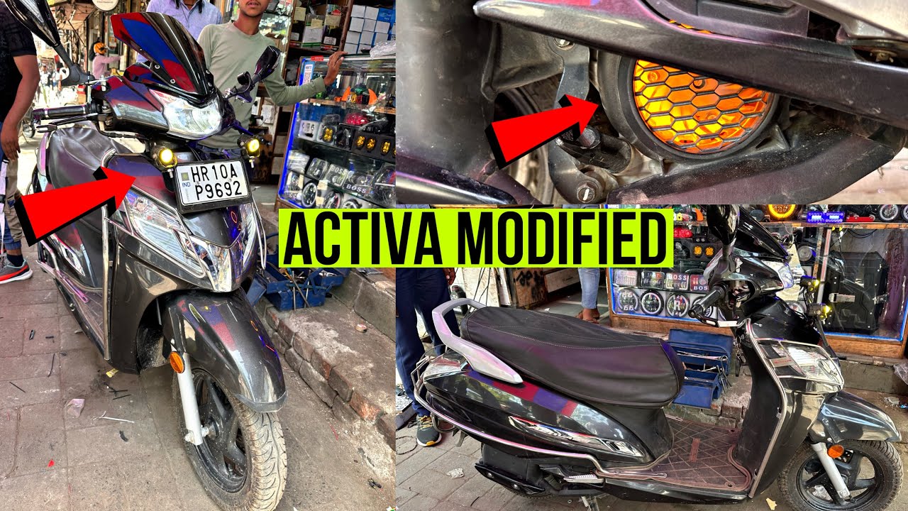 honda activa 125 new model 2023 modifed | Activa modification ) Skd bike world