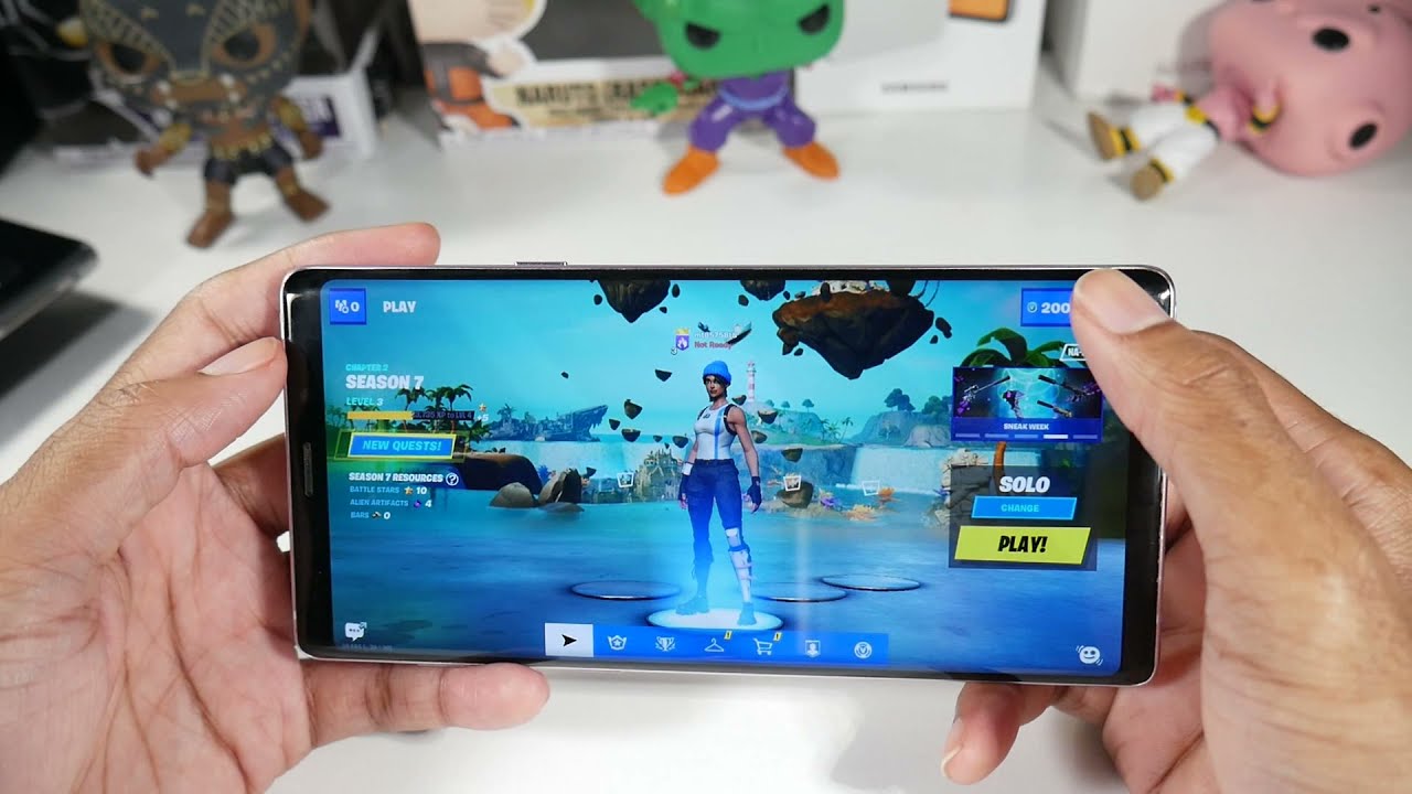 Тестирование игр на Samsung Galaxy Note 9! (PUBG, COD Mobile и Fortnite) Snapdragon 845, 6 ГБ ОЗУ...