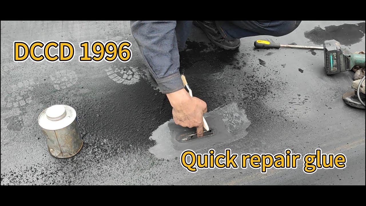 How to Use DCCD1996 Fast Repair Adhesive to Fix Conveyor Belt Damage@DCCD_Group