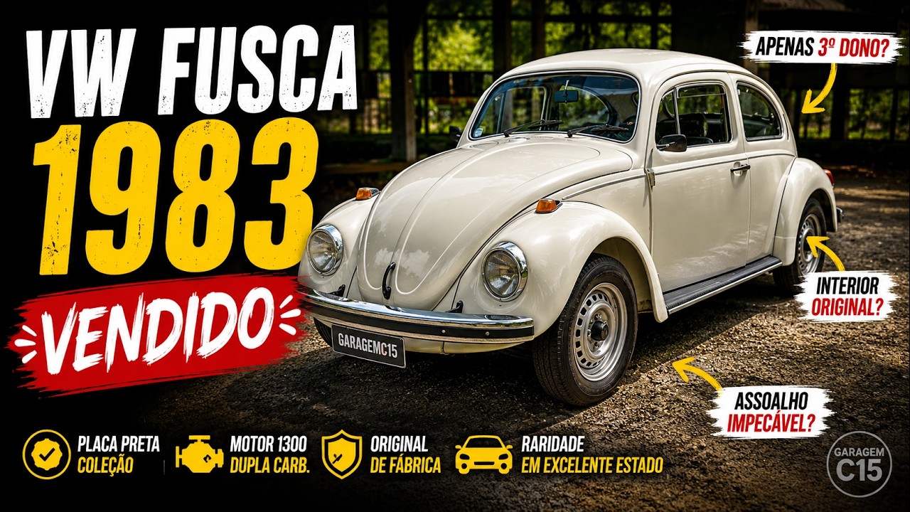 VW FUSCA 1983 💢VENDIDO 💢