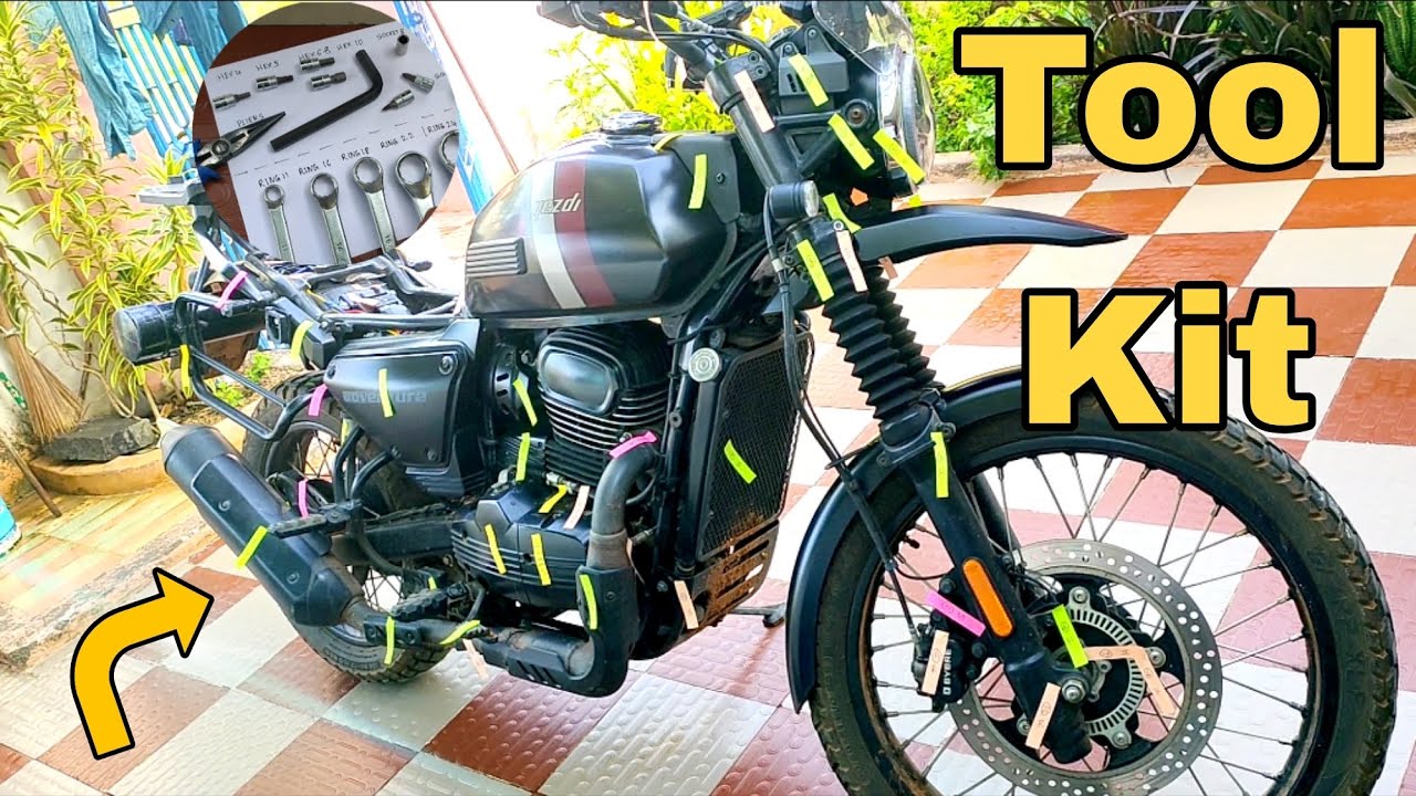 Prepare tool kit for Yezdi Adventure