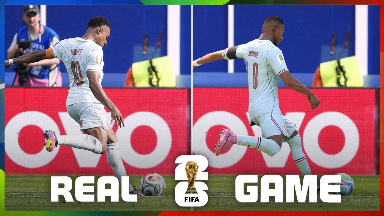France 2-0 Morocco World Cup Quarter Finals (EAFC 26 Recreation)