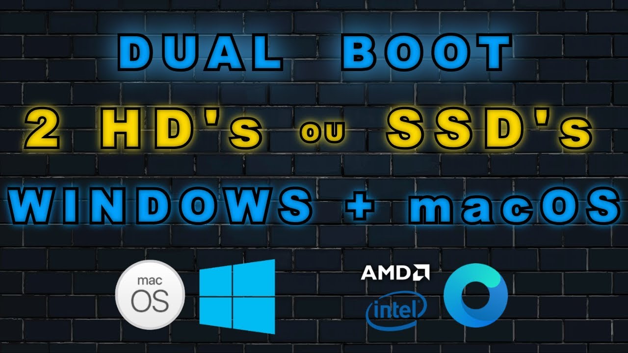 HACKINTOSH: COMO FAZER DUAL BOOT UTILIZANDO DOIS HD'S, COMEÇANDO PELO WINDOWS E DEPOIS O macOS