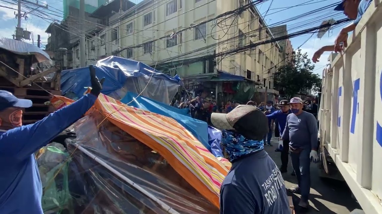 Massive Operation gibaan sa Divisoria   #clearingoperation  #manilaupdate 