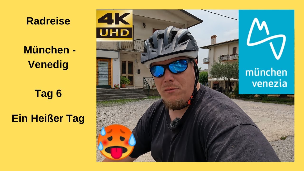 Radfernweg München-Venedig Teil6 Auf nach Trevisio aber ganz schön Warm #bikepacking #radreise #cube