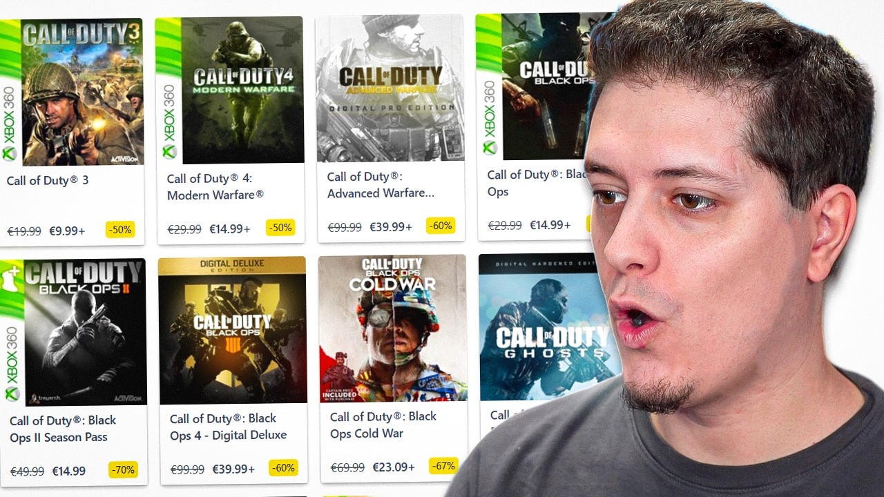 MICROSOFT pone LOS MEJORES CALL OF DUTY en OFERTA