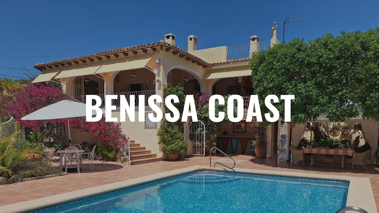 MEDITERRANEAN VILLA FOR SALE WITH A LARGE PLOT OF 3,082 M² ON THE COSTA DE BENISSA