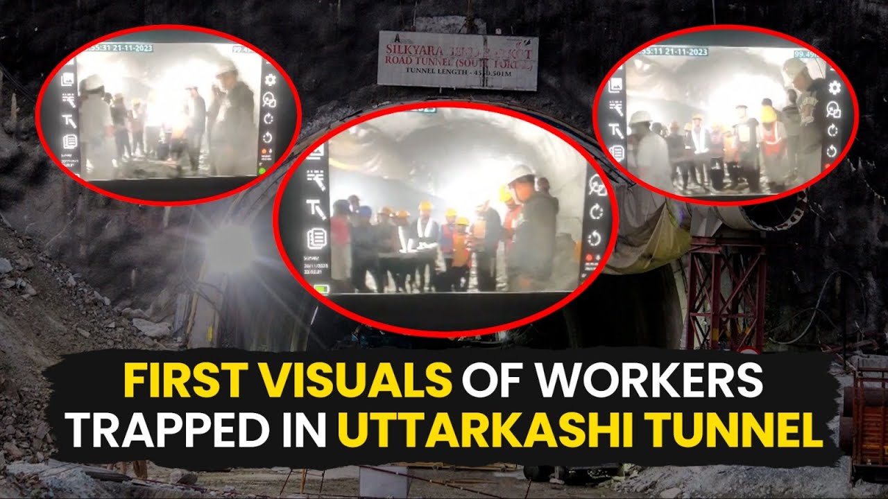 Uttarkashi Tunnel Collapse: Major Breakthrough In Rescue Ops As First Video Of Workers Captured