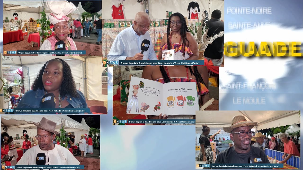 Onews depuis la Guadeloupe pour le Noël kakado à Vieux Habitants ( 2ème reportage