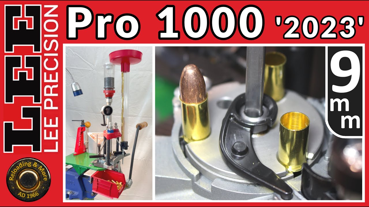 Step-By-Step Reloading 9mm Luger | Lee 2023 Pro 1000 Progressive Press | How to Reload.