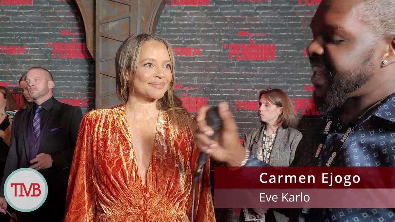 The Penguin Premiere: Red Carpet Interview with Carmen Ejogo