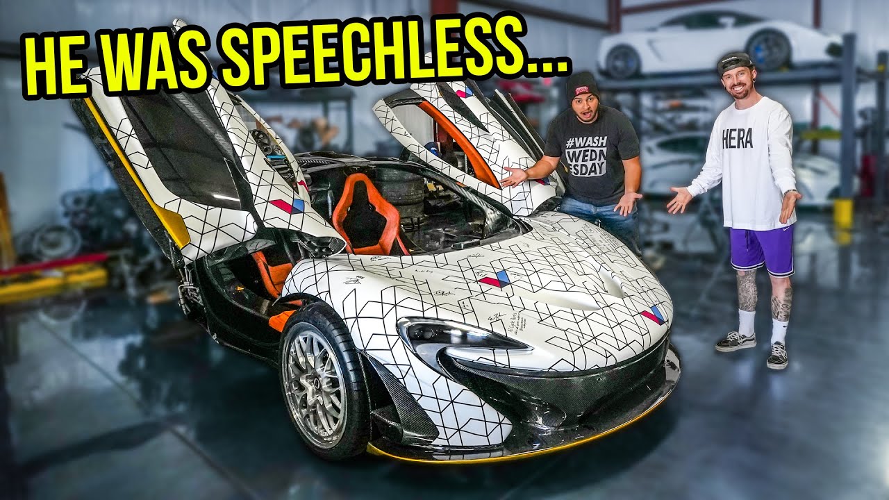 Я показал свой затопленный McLaren P1 за 2 000 000 долларов единственному человеку, который был н...