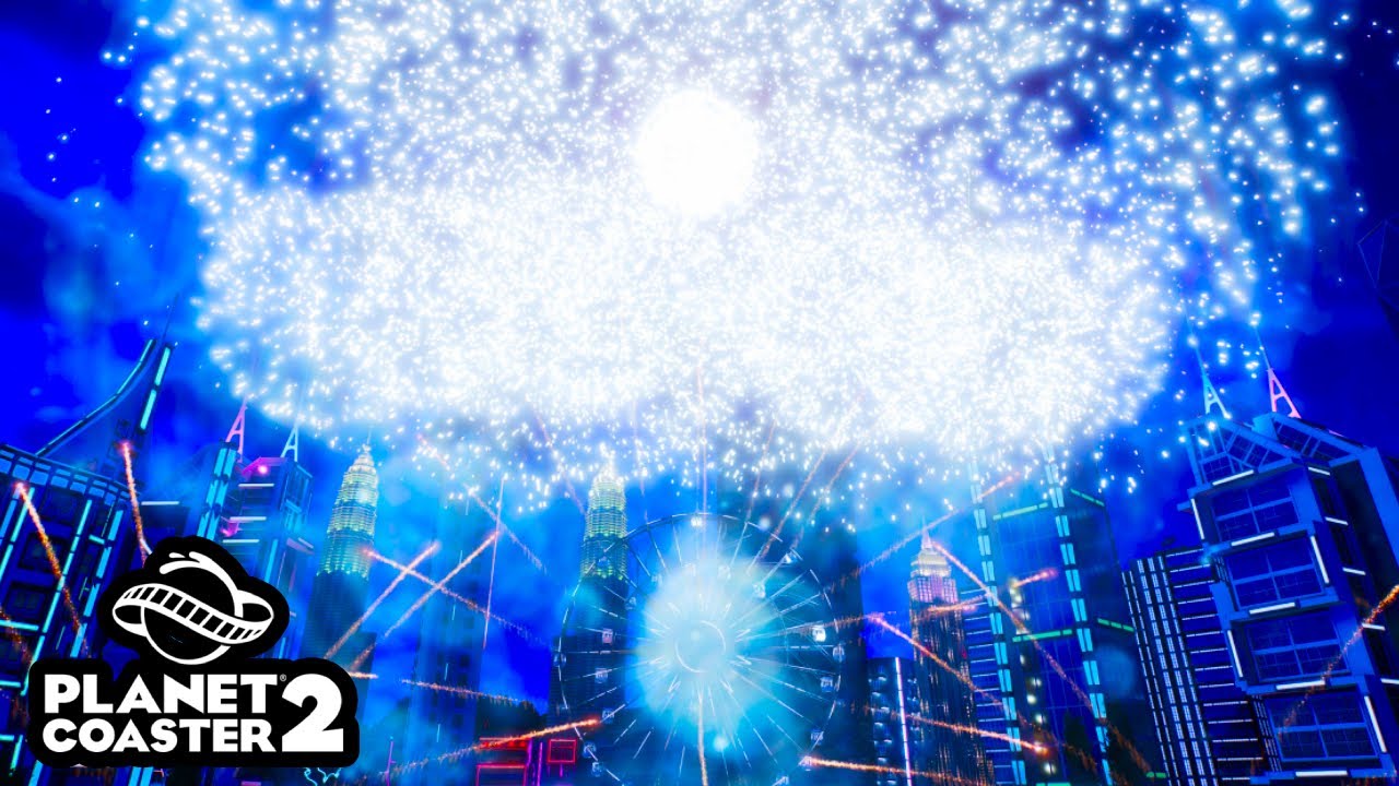 New Years Fireworks Show 2026 - Planet Coaster 2