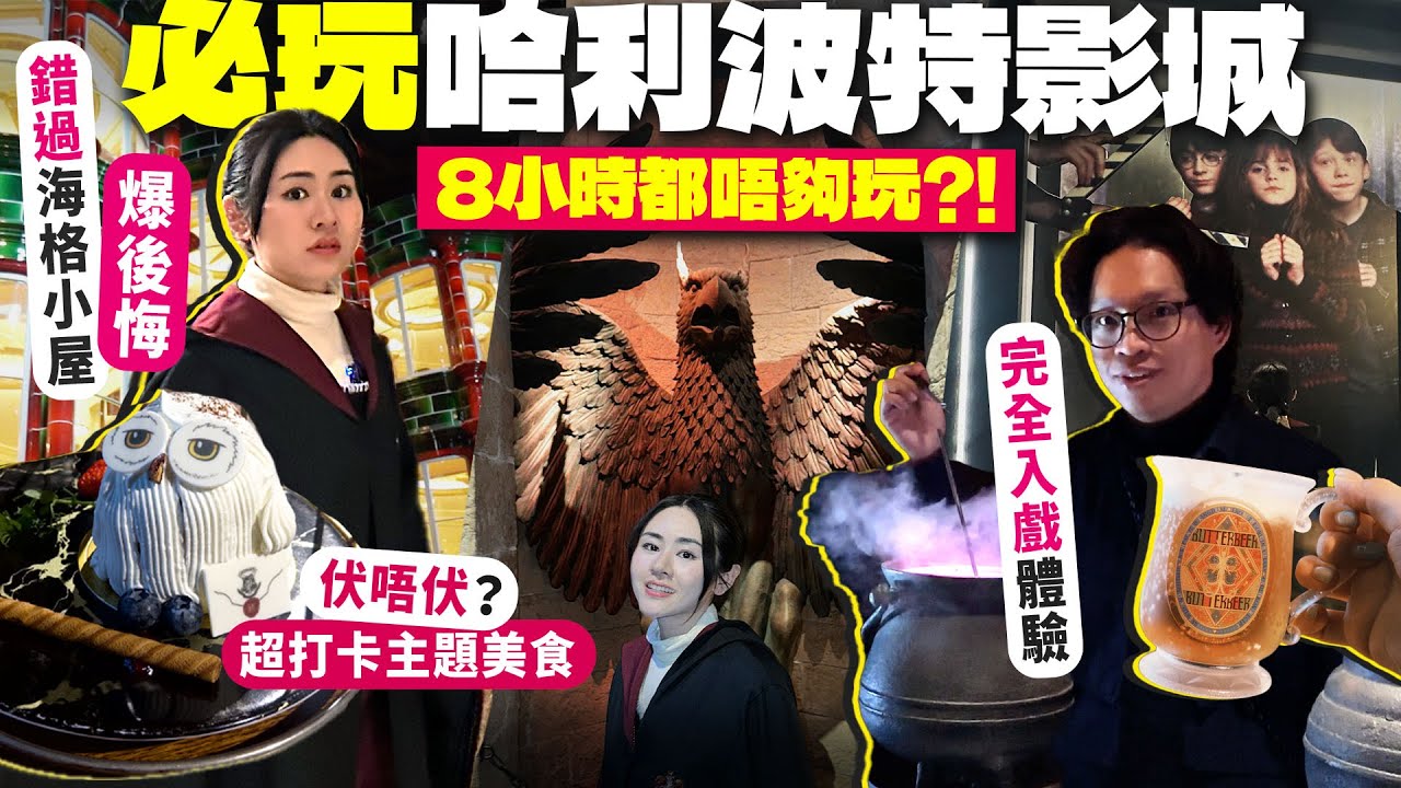✧ 日本哈利波特影城 ✧ 8小時完全不夠玩 ⏱️ 魔法袍$XXX值得買嗎 🧙🏻餐廳打卡食物 味道居然不錯 🍱 留意各園區關門時間避免錯過景點【 日本Vlog 】