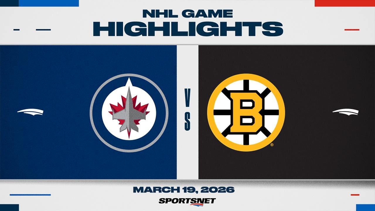 NHL Highlights | Jets vs. Bruins - March 19, 2026