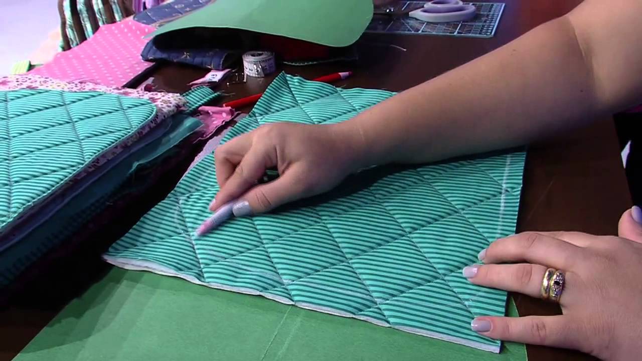 Mulher.com 22/01/2015 Bolsa em patchwork por Regina Heitor Parte 1