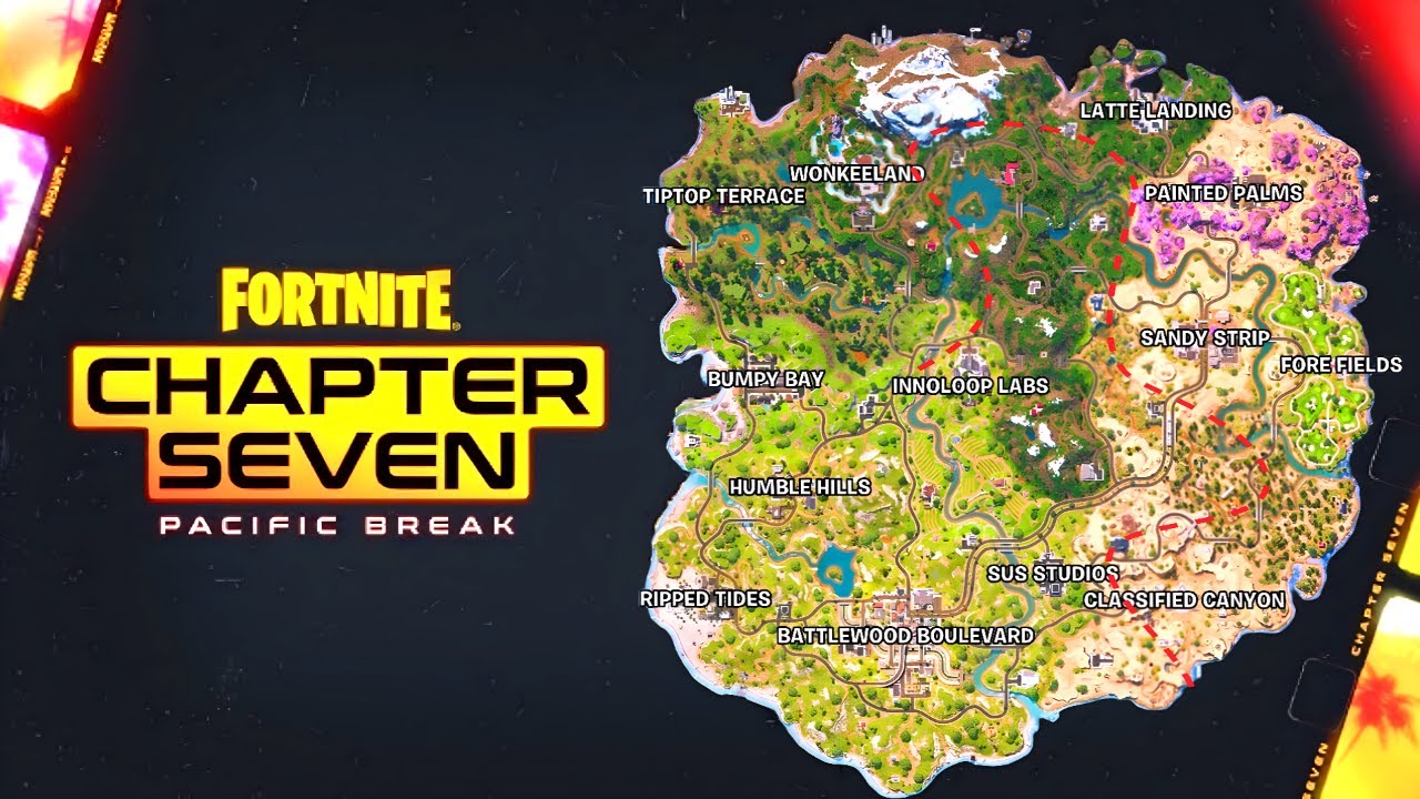 Fortnite - Exploring Chapter 7 Season 1 Map [PS5 Pro]