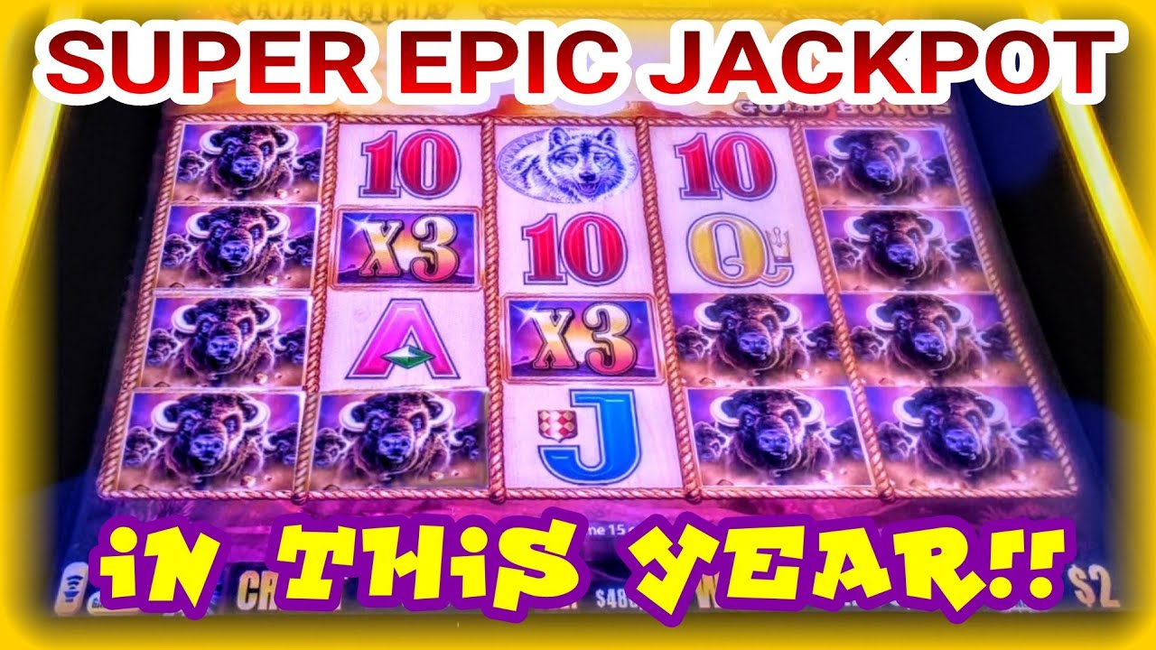 SUPER EPIC JACKPOT this year!!! Buffalo Gold Slot +90 Free Games