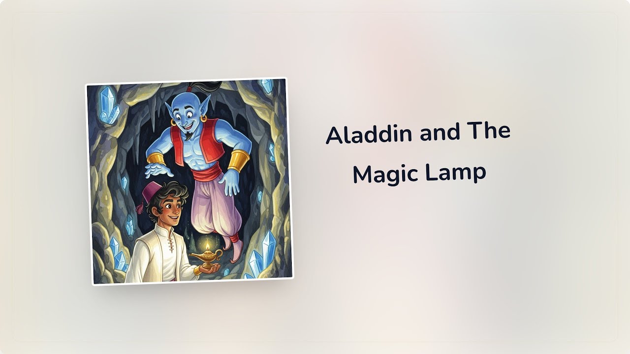 ✨ Bedtime Story: Aladdin and The Magic Lamp