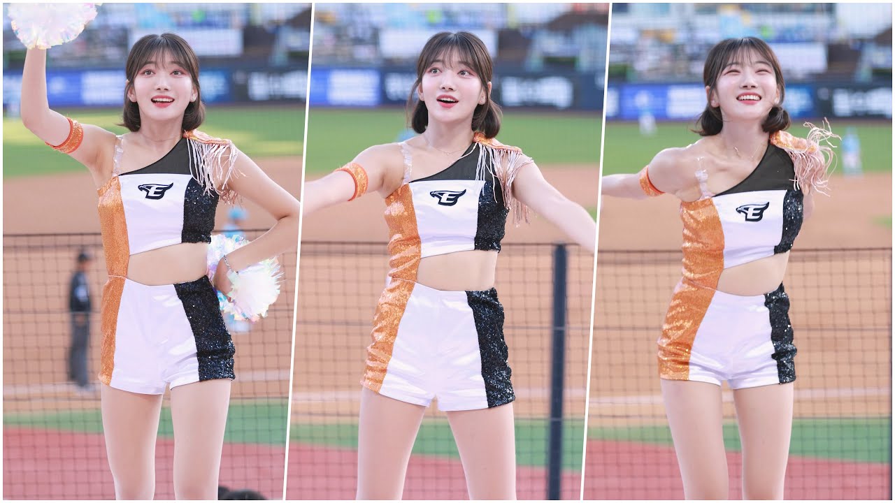 '응원 리액션 모음' 박소영 치어리더(Park Soyoung) 직캠 @프로야구(한화이글스)/230808/4K By 쵸리(Chori)