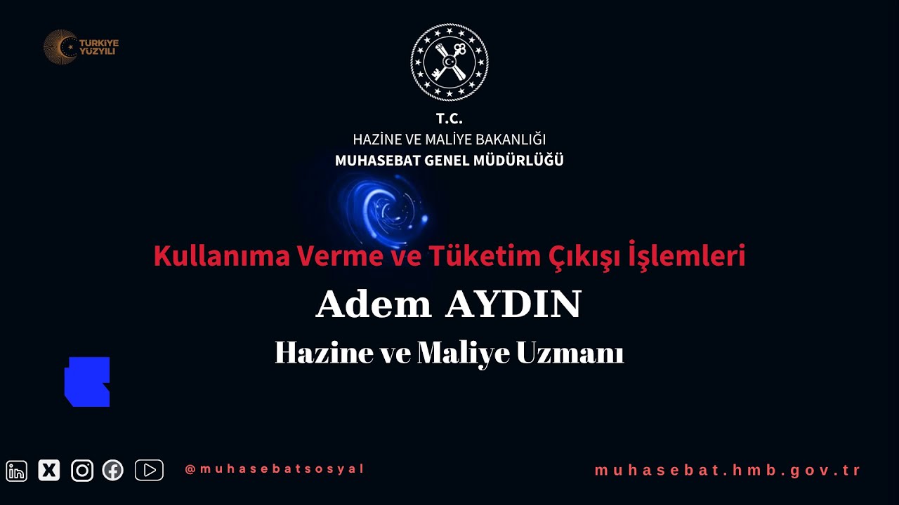 Kullanıma Verme ve Tüketim Çıkışı İşlemleri (Adem AYDIN)