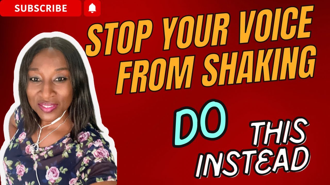 Struggling with a shaky voice when facing an audience? Try these 3 tips